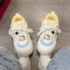 Zapatos originales Dopamine Niche con cabeza grande, bonitos y originales, para mujer, primavera 2025, nuevas explosiones, zapatos de plataforma para estudiantes que combinan con todo.