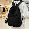 Mochila de Grande Capacidade Mochila de Viagem Masculina Simples Casual Estilo Japonês Mochila Escolar para Alunos do Ensino Fundamental II, Ensino Médio e Universitários