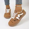 Sapatos Casuais, Bico Redondo, Sola Plana, Listrado Retrô, Cadarço, Color-Blocking, Tênis de Treino Feminino Estilo Alemão, Novo Modelo, Tênis Color-Blocking 2025
