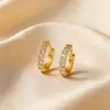 Aretes Franceses de Corazón Completamente Incrustados con Diamantes, Pinzas para Orejas de Corazón Galvanizadas en Oro Real de 18K, Simples y Versátiles para el Trayecto Diario, Pinzas para Orejas Vintage, Suministro al Por Mayor