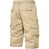 Calça Bermuda 3/4 Masculina Verão Estilo Americano Secagem Rápida Esportiva Casual Outdoor Tática Militar Tendência Atacado 2026