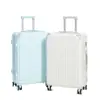 Maleta de Viaje de Moda Estilo Coreano para Mujer, Equipaje Recargable de Gran Capacidad con Ruedas Universales, Maleta de Carrito, Maleta de Cuero, Maleta de Mano de 20 pulgadas
