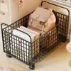 Estante de almacenamiento para mochilas escolares, estante de almacenamiento debajo del escritorio para el aula, carrito de libros móvil, caja de almacenamiento para colocar y organizar libros de texto