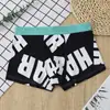 Sudeste Asiático Comercio Electrónico Transfronterizo Ropa Interior para Hombre Calzoncillos Bóxer Talla Grande Moda Letras Estampadas Shorts para Hombre Suministro de Fábrica