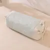 Almohada de algodón-lino y trigo sarraceno transfronteriza para soporte del cuello y ayuda para dormir, uso doméstico para adultos, núcleo de cáscara de trigo sarraceno no colapsable, almohada firme para una persona
