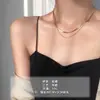 Colar Estilo Minimalista Europeu e Americano para Mulheres, Gargantilha Moeda Hip-Hop Personalizada, Corrente de Clavícula de Marca Tendência com Letra, Pingente Versátil 2026