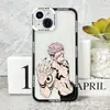 Superventas Transfronterizo Jujutsu Kaisen Gojo Satoru Funda para Teléfono Iphone16 Funda Transparente Apple 17Pm Funda Protectora para Hombre