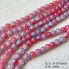10 mm [La primavera no llega tarde] Cuentas de vidrio degradado de jade roto, material para collar y pulsera de cuentas hecho a mano.