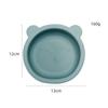 Prato de jantar de silicone infantil antiqueda, tigela de sucção para alimentação de bebês, talheres de silicone, fábrica em estoque com desconto
