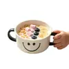 Prato de Jantar Infantil com Rosto Sorridente Simples para Bebê prato de bebê prato de jantar para bebê louça compartimentada grau alimentício prato à prova de queda