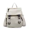 Mochila de Viaje Coreana de Moda Estilo Ins Simple y Ligera Bolsa Escolar para Estudiantes Versátil de Gran Capacidad Bolso de Hombro para Viaje