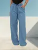 [Personalización de Jeans] Pantalones Rectos Sueltos de Pierna Ancha Transfronterizos Latinoamericanos Ropa de Denim Elástico de Algodón Europea y Americana Personalización
