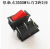 Interruptor KCD3 para cocina eléctrica, calentador eléctrico, accesorio con botón de luz para olla arrocera eléctrica multifuncional de 3500W