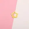 Accesorios Populares de Colgantes Pequeños, Colgante Llavero de Estrella de Cinco Puntas de Colores, Joyería DIY de Estrellas, Papelería y Accesorios de Cuentas