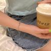Estilo Coreano ins Moderno Fresco de Moda Pulsera Desgastada Estilo Frío Simple Distintivo Pulsera de Cadena Pulsera de Eslabones