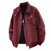 Chaqueta casual de trabajo para exteriores de primavera y otoño, chaqueta de una sola capa de color liso, prenda exterior de moda para exportación