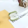 Terciopelo Verde Hierba Hebilla Dorada Caja de Joyería Caja para Anillos Pendientes Caja para Collares Caja de Empaque Caja para Par de Anillos Venta al por Mayor