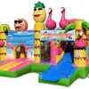 Castillo Inflable de PVC Engrosado para Niños Interior Exterior Trampolín Inflable Exterior Castillo Inflable para Niños