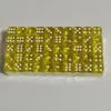 En stock dados acrílicos de cristal de color transparente de 14 mm caja de embalaje nueva dados de colores múltiples colores opcionales