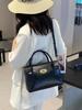 Bolsa Transversal Estilo Novo 2026 para Mulheres, Bolsa para o Dia a Dia, Bolsa de Mão de Couro Genuíno de Luxo Discreto, Bolsa de Ombro de Couro Bovino de Camada Superior