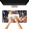 Alfombrilla de Ratón Extra Grande Oficina E-Sports Juego Mat Bidimensional Alta Definición Animación Teclado Computadora Antideslizante Escritorio Mat