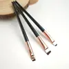 Paquete de 3 Pinceles de Sombra de Ojos con Punta de Cuchilla, Pincel Biselado para Cejas, Pincel de Maquillaje Ultra Fino para Delineador de Ojos de Detalle, Herramienta de Belleza