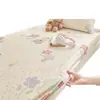 Sábana bajera de algodón para estudiante, funda de cama de una sola pieza, dormitorio, protector de colchón estampado, cobertura completa, nuevo modelo 2026 cama