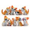 9 Queijos Japoneses Gato Micro Paisagem DIY Acessórios de Jardinagem Bonsai Suculentas Ornamentos Boneca Garrafa Ecológica Decoração Atacado