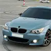 Adecuado para BMW Serie 5 e60 e61 2004-2010 parrilla iluminada con LED de línea única y doble modificación transfronteriza