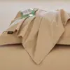 Fundas de almohada 100% algodón 48x74cm, juego de dos, para uso doméstico, funda interior individual de color liso de algodón puro para adulto