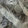 Cubierta de Rueda Excéntrica de Plástico Cilíndrica de 12 cm Conector Tres en Uno para Muebles Cubierta Decorativa Cubierta a Prueba de Polvo