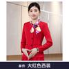 Ropa Nueva de Otoño para Mujer Ropa para Esteticista Ropa para la Universidad Ropa de Trabajo Fabricante Ropa Profesional Roja de Aeromoza Ropa de Trabajo de Hotel