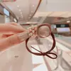 Ins Faixa de Cabelo Colorida com Frutas Feminina Menina Fofa Faixa para Couro Cabeludo Faixa de Cabelo Alta Elasticidade Couro Grosso Conjunto Corda de Cabelo Novo Estilo
