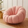 Sofá Perezoso Silla Calabaza Lujo Ligero Tatami Una Persona Vellón de Cordero Estilo Crema Dormitorio Balcón Sofá Silla Casual