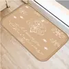 Felpudo Navideño para el Hogar con Estampado de Árbol de Navidad, Felpudo para Puerta de Sala de Estar