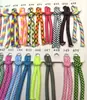Fabricante direto, produto da moda mais vendido, série colorida de cordões trançados 5.0, cordões feitos à mão para bolsas, brinquedos e paracord de poliéster