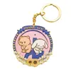 Llavero de Metal Desnudo Personalizado Creativo Animación Pintura Esmalte Colgante Escolar Conmemorativo Pequeño Regalo Personalizado Cultural y Creativo