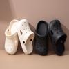 Zapatos de agujeros para hombre Verano 2024 Nuevo Bolso de uso exterior Zapatos gruesos antideslizantes para el hogar de pareja Zapatos de jardín para mujer