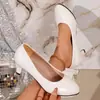 Comercio Exterior TransfronterizoZapatos de Mujer Casuales de Tacón Medio Grueso, Planos de Moda para Mujer en Colores Caramelo, Tallas Grandes, para Primavera y Otoño