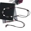 Cinto de Corda Tecida Estilo Étnico Boêmio para Mulheres, Acessório de Corrente de Cintura, Acessório Decorativo para Vestidos, Cinto de Couro de Alta Qualidade