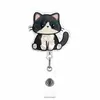 Acrílico Gatinhos Fofos Fofos, Crianças, Cachorros, Animais, Fivela de Puxar Fácil, Puxador Fácil Doutor, Enfermeira, Clipe de Crachá Telescópico