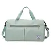Bolso de mano de gran capacidad para hombre, bolsa de equipaje de viaje, ligera, separación de húmedo y seco, bolsa cruzada deportiva de fitness para viajes de corta distancia, mujer
