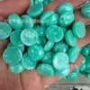 Cabujón Sintético Semiredondo de 14 mm Piedra Artificial Línea Suelta Parche para Joyería DIY Incrustado con Pedrería Estilo Étnico Material