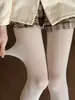 Pattkin Nuevo Producto Transparencia Alta Negro Seda Aspecto Adelgazante Medias para Mujer Anti-Enganche Seda Deslizante Piernas Desnudas Calcetines Base Invisibles