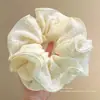 Goma para el pelo extragrande de estilo coreano de alta resistencia, coletero estilo perezoso para niñas, banda elástica para el pelo de alta gama