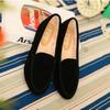 Zapatos de Piel de Ante con Forro de Felpa, Engrosados con un Aumento Interno de Altura de 4 cm, Zapatos de Algodón Versátiles, Mocasines de Talla Grande, Talla 42 para Mujer