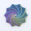 Enfeite Personalizado Impresso em 3D Torre de Cenoura Espiral Poligonal Brinquedo Tridimensional Infantil Gadget Criativo Transfronteiriço para Alívio do Estresse