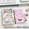 Cuaderno Cultural y Creativo Gato Kt Nuevo Modelo Agenda A6 Diario de Hojas Sueltas de Alto Valor Cuero PU Páginas Interiores Coloridas Venta al por Mayor