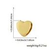 Colgante de Piedra Preciosa en Forma de Corazón de Colores Luqiu, Moderno y Elegante, Sencillo y Lujoso, Sensación de Alta Gama, Alta Retención de Color, Joyería de Accesorios DIY