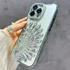 Capa Colorida de Diamante Eletrodepositado Avançada para Celular Pavão Adequada para Iphone1716Promax Capa Protetora Anti-Queda